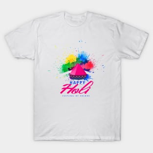 Abstract Colorful Splash for Holi T-Shirt